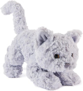 Cuddly Nest: Bootsie English Blue Kitten Plush Toy, Premium Cat Stuffed Animal for Ages 1 and Up, Gray, 9”