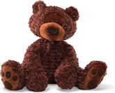 Cuddly Nest: Jumbo Philbin Teddy Bear, Large Teddy Bear, Stuffed Animal for Ages 1 and Up, Plush Toy, Chocolate Brown, 29"