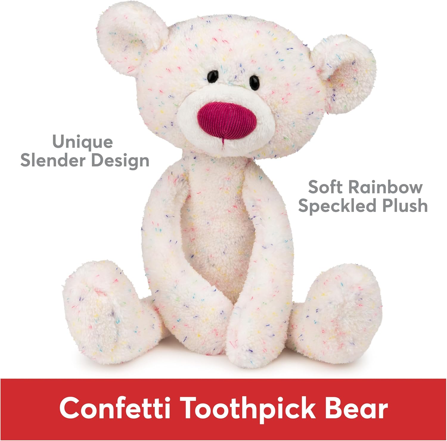 Cuddly Nest: Toothpick Pumpkin Pie, Teddy Bear Stuffed Animal for Ages 1 and Up, Pumpkin Orange, 15”