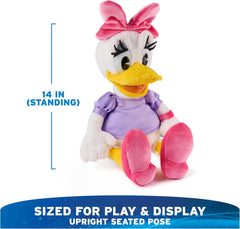Cuddly Nest:  Disney Official Mickey Mouse Classic Plush, Mickey and Friends, Deluxe Collector Stuffed Animal for Ages 1 and Up, Black/White, 14”