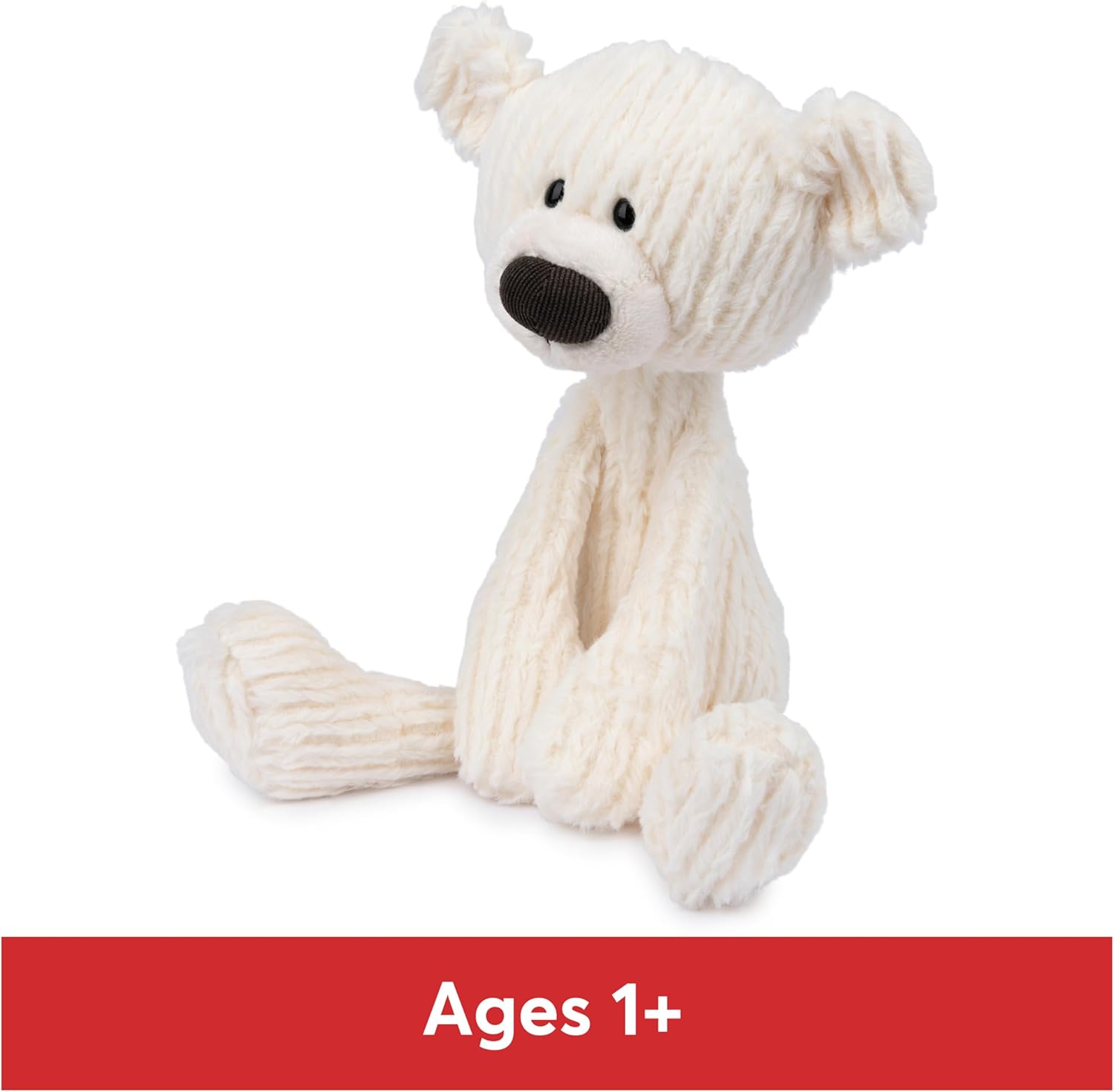 Cuddly Nest: Toothpick Pumpkin Pie, Teddy Bear Stuffed Animal for Ages 1 and Up, Pumpkin Orange, 15”