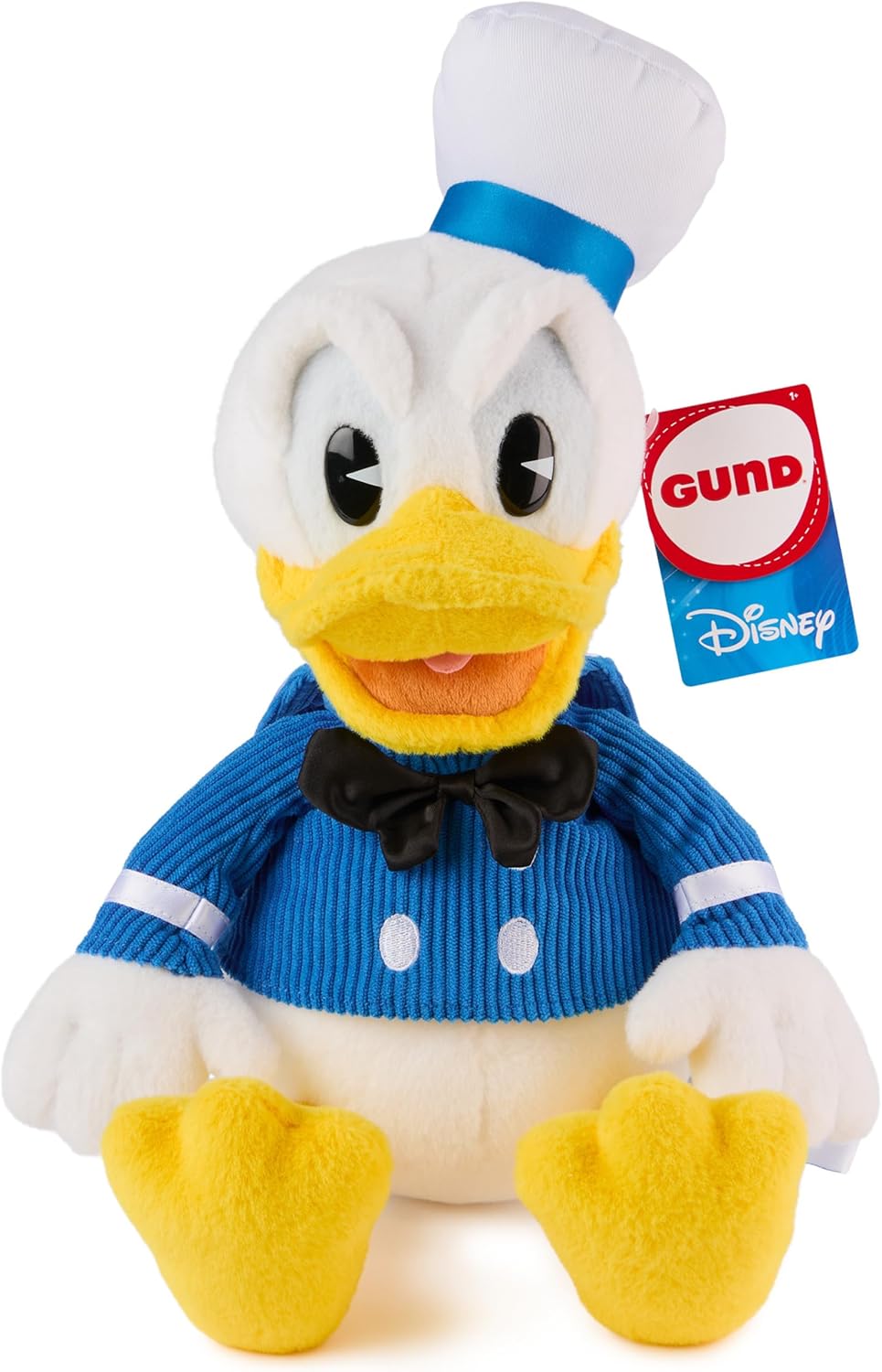 Cuddly Nest:  Disney Official Mickey Mouse Classic Plush, Mickey and Friends, Deluxe Collector Stuffed Animal for Ages 1 and Up, Black/White, 14”