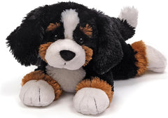Cuddly Nest: Baby Spunky The Dog Huggybuddy Stuffed Animal with Built-in Baby Blanket, Blue, 15”