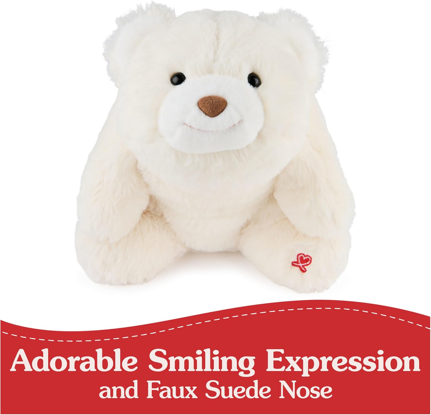 Cuddly Nest: Muttsy Dog Plush, Premium Plush Puppy Stuffed Animal for Ages 1 and Up, Brown, 14”