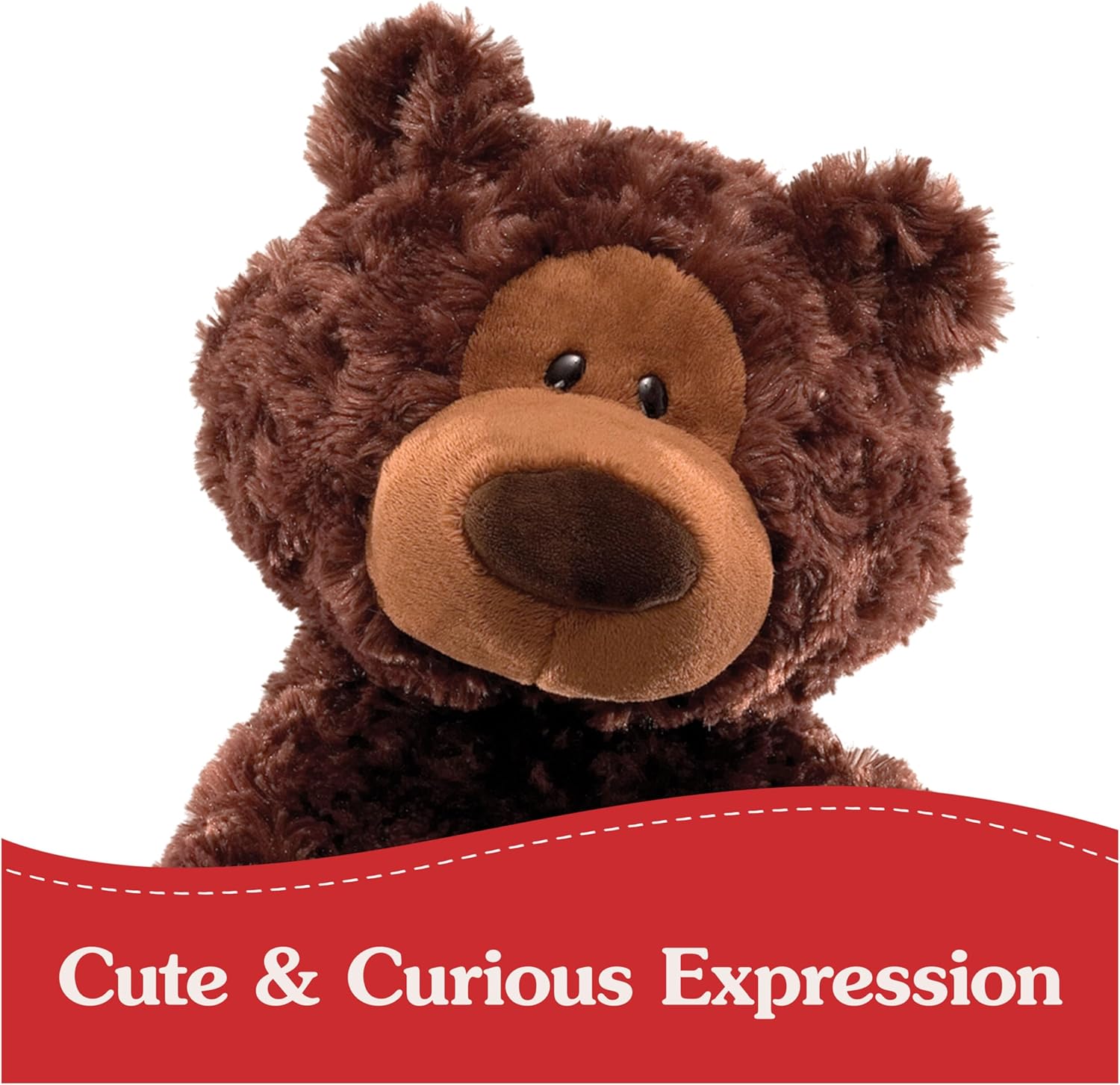 Cuddly Nest: Muttsy Dog Plush, Premium Plush Puppy Stuffed Animal for Ages 1 and Up, Brown, 14”