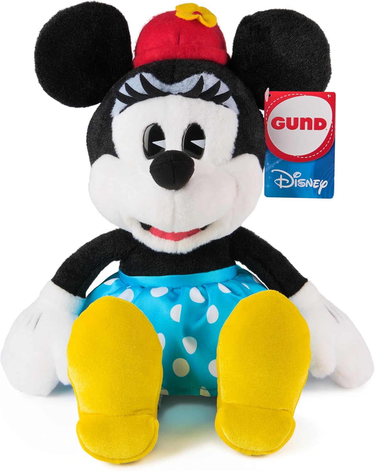 Cuddly Nest:  Disney Official Mickey Mouse Classic Plush, Mickey and Friends, Deluxe Collector Stuffed Animal for Ages 1 and Up, Black/White, 14”