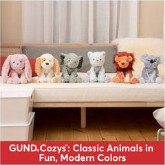 Cuddly Nest: Cozys Collection Bunny Stuffed Animal, Spring Decor, Plush Bunny for Ages 1 and Up, Pink, 10"