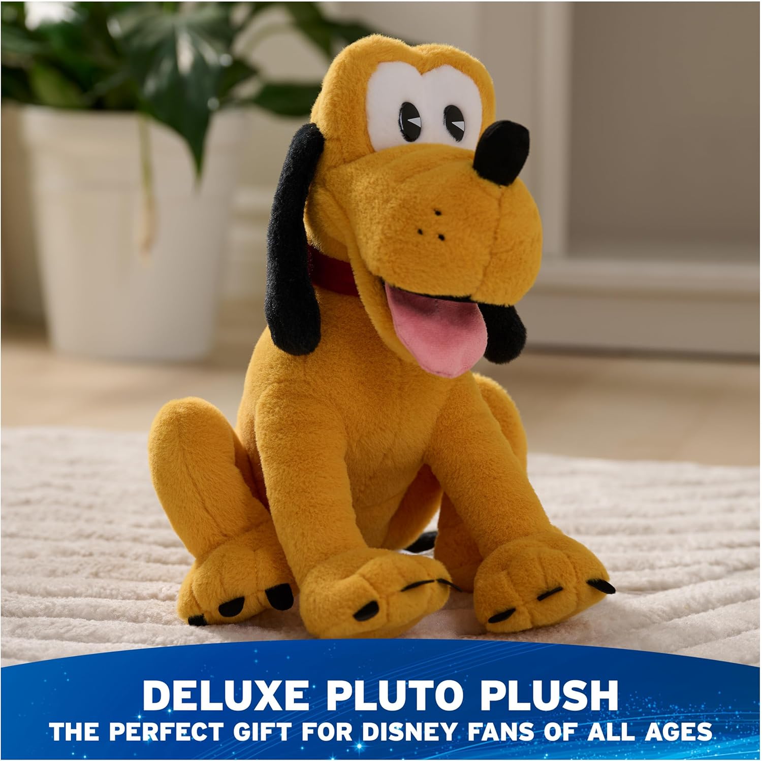 Cuddly Nest:  Disney Official Mickey Mouse Classic Plush, Mickey and Friends, Deluxe Collector Stuffed Animal for Ages 1 and Up, Black/White, 14”