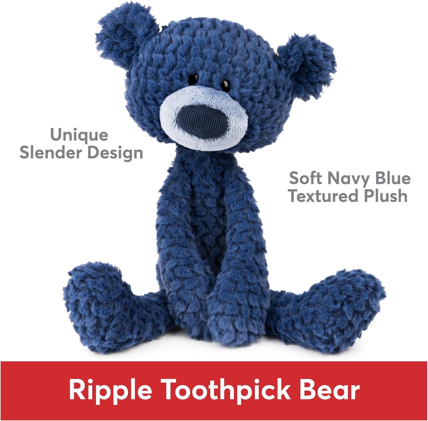 Cuddly Nest: Toothpick Pumpkin Pie, Teddy Bear Stuffed Animal for Ages 1 and Up, Pumpkin Orange, 15”