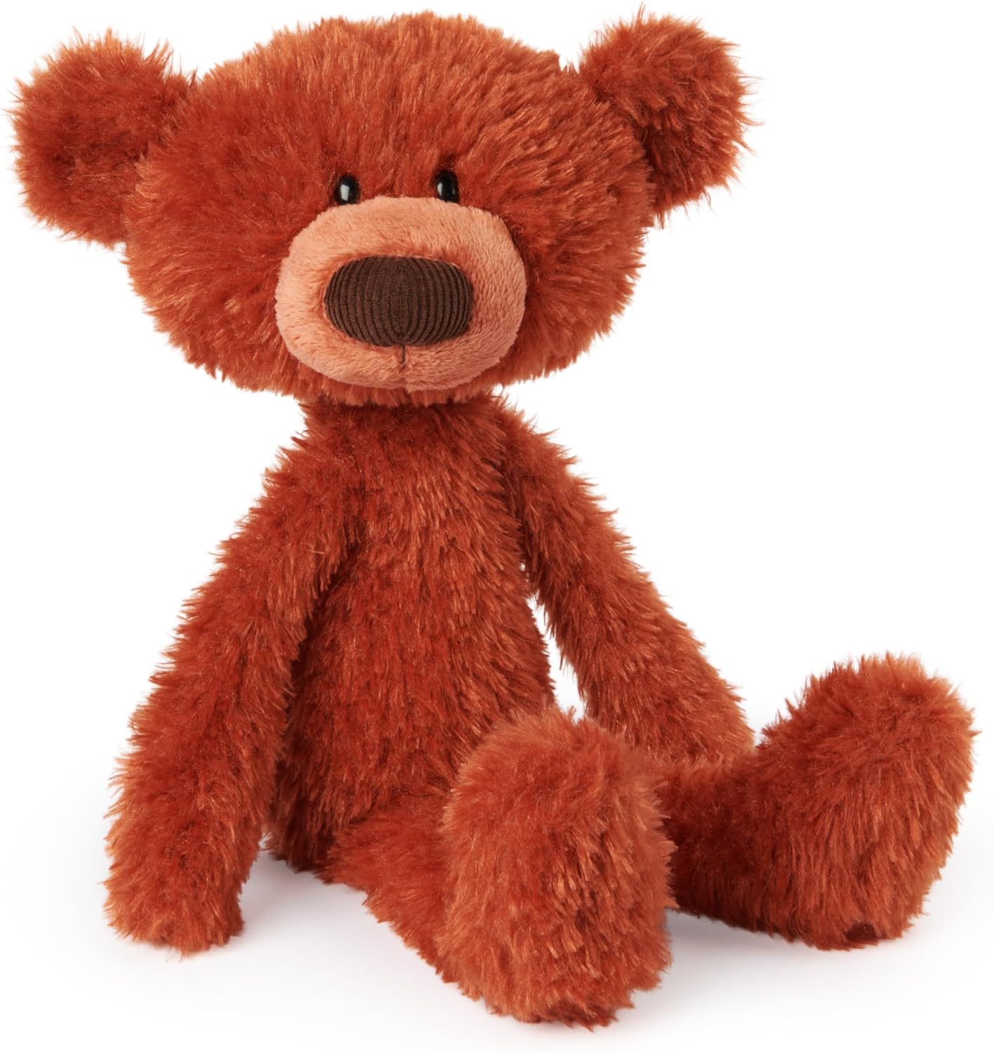 Cuddly Nest: Toothpick Pumpkin Pie, Teddy Bear Stuffed Animal for Ages 1 and Up, Pumpkin Orange, 15”