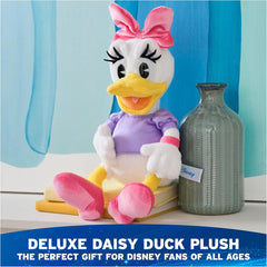 Cuddly Nest:  Disney Official Mickey Mouse Classic Plush, Mickey and Friends, Deluxe Collector Stuffed Animal for Ages 1 and Up, Black/White, 14”
