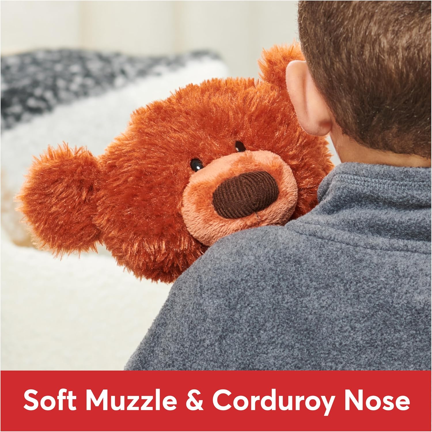 Cuddly Nest: Toothpick Pumpkin Pie, Teddy Bear Stuffed Animal for Ages 1 and Up, Pumpkin Orange, 15”