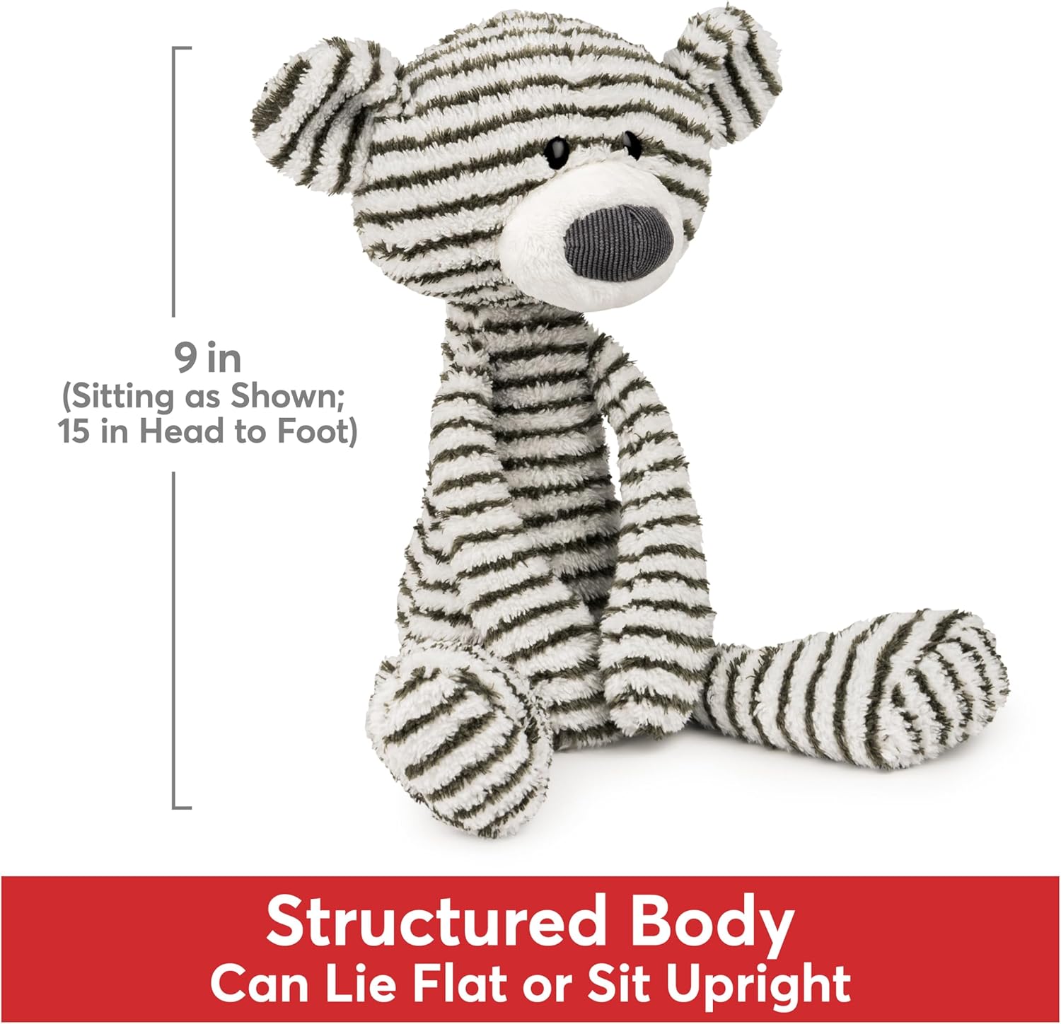 Cuddly Nest: Toothpick Pumpkin Pie, Teddy Bear Stuffed Animal for Ages 1 and Up, Pumpkin Orange, 15”
