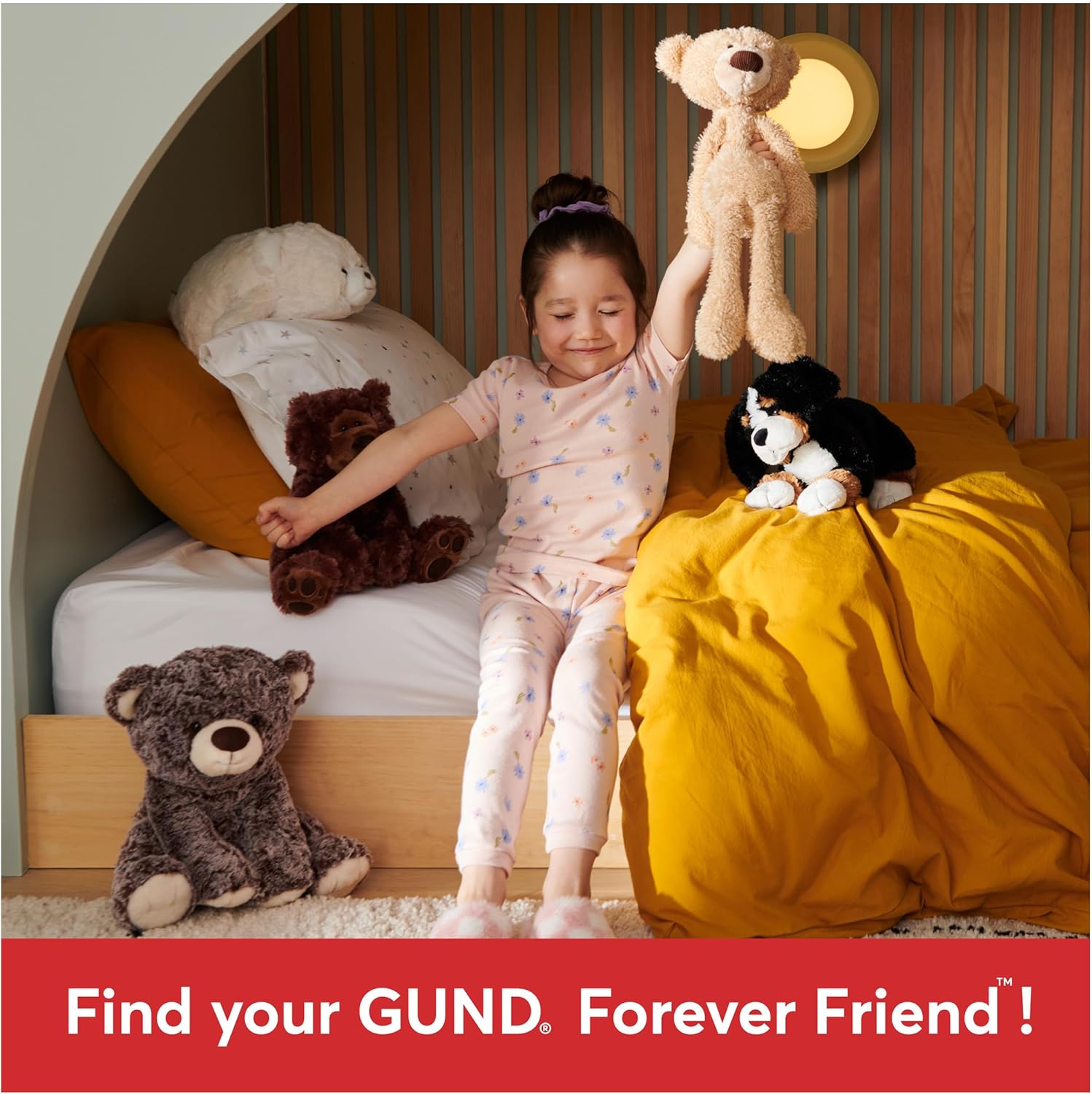 Cuddly Nest: Toothpick Pumpkin Pie, Teddy Bear Stuffed Animal for Ages 1 and Up, Pumpkin Orange, 15”