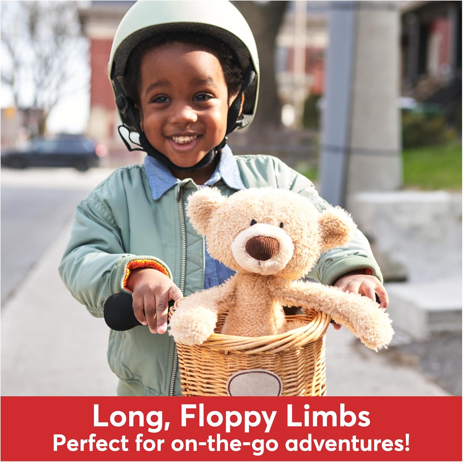 Cuddly Nest: Toothpick Pumpkin Pie, Teddy Bear Stuffed Animal for Ages 1 and Up, Pumpkin Orange, 15”