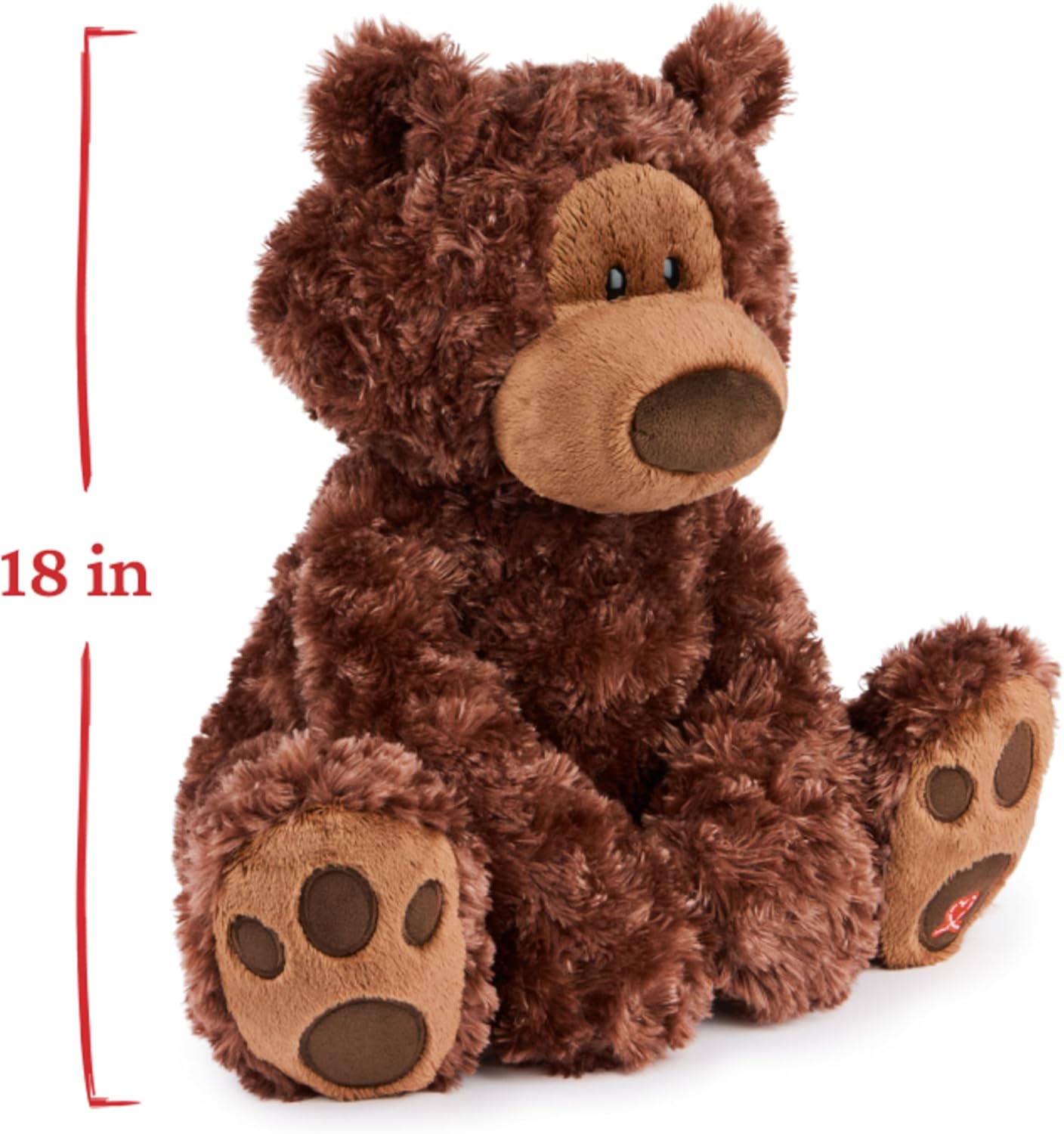Cuddly Nest: Muttsy Dog Plush, Premium Plush Puppy Stuffed Animal for Ages 1 and Up, Brown, 14”