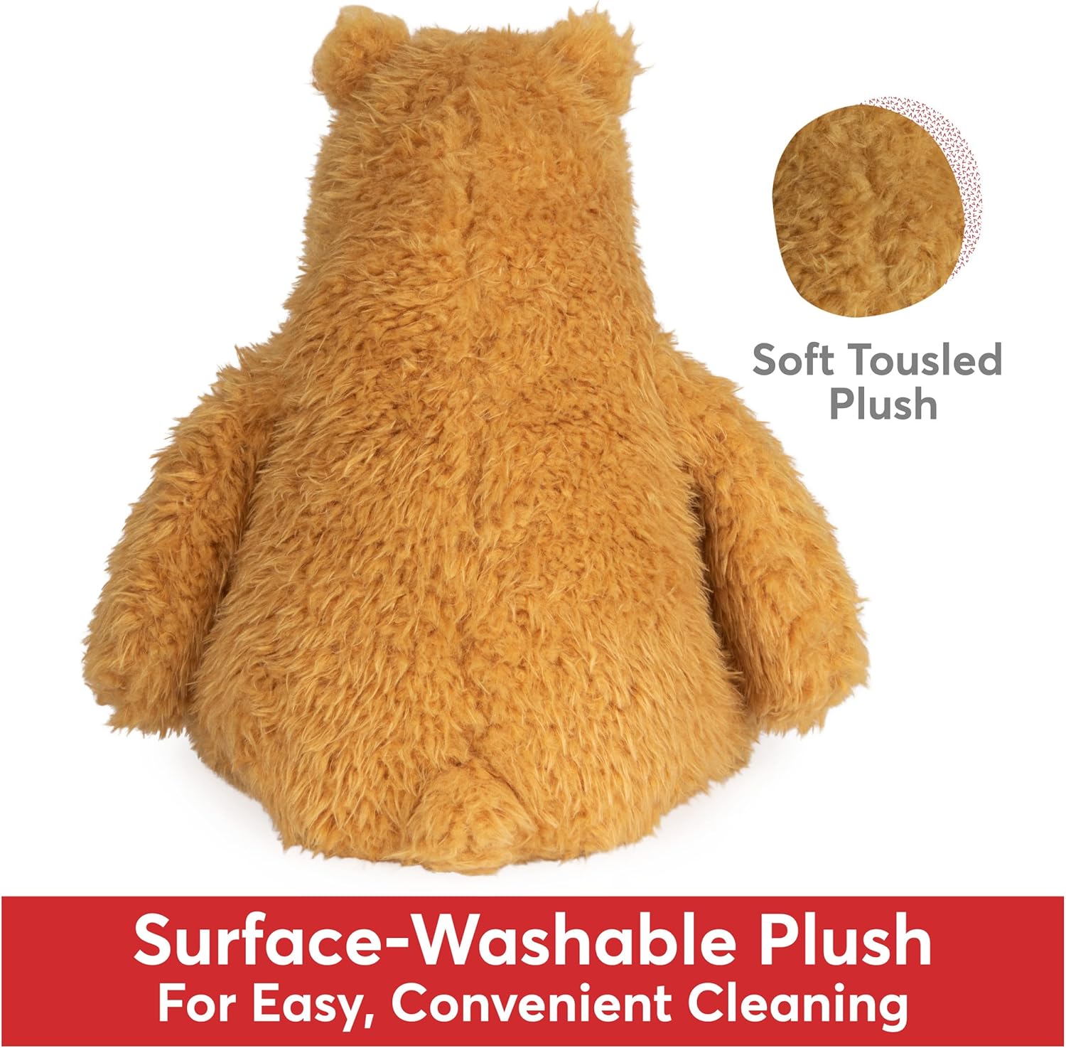 Cuddly Nest: Growler Teddy Bear Classic Large Brown Bear Plush Stuffed Animal Toy, 15”