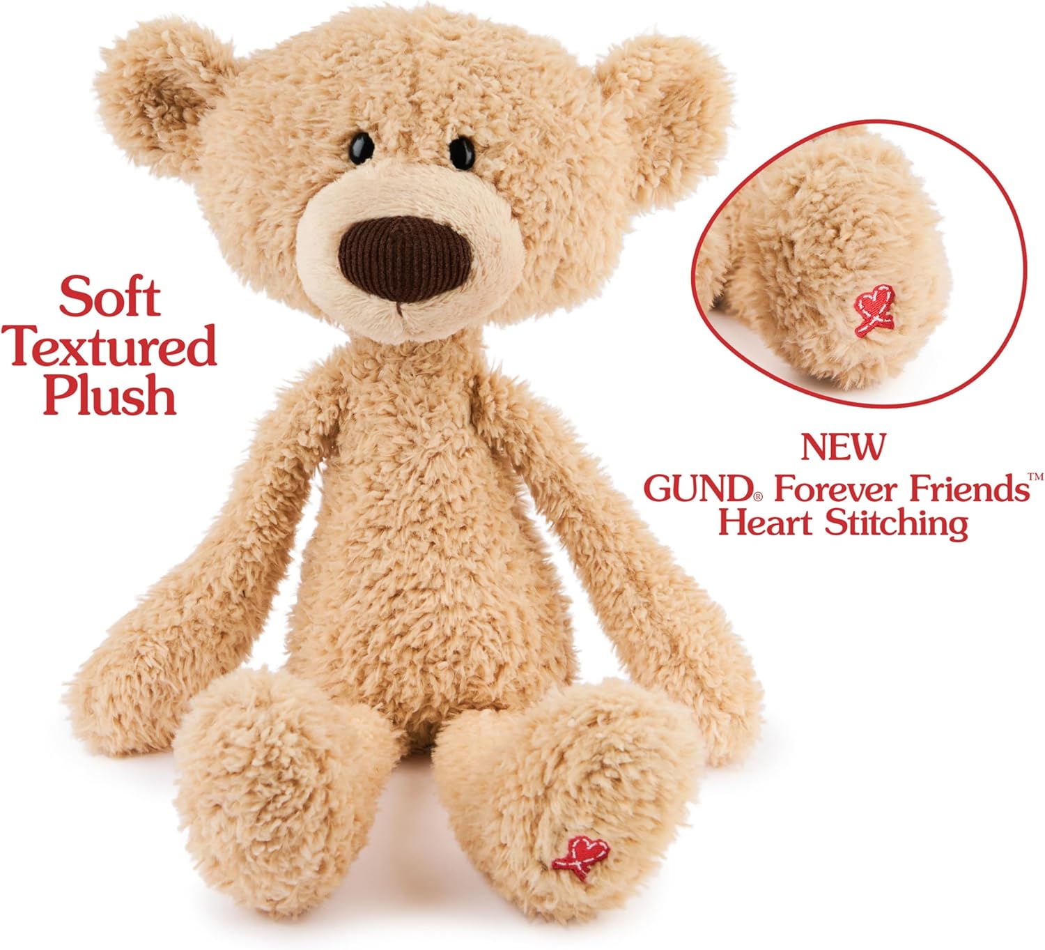 Cuddly Nest: Muttsy Dog Plush, Premium Plush Puppy Stuffed Animal for Ages 1 and Up, Brown, 14”