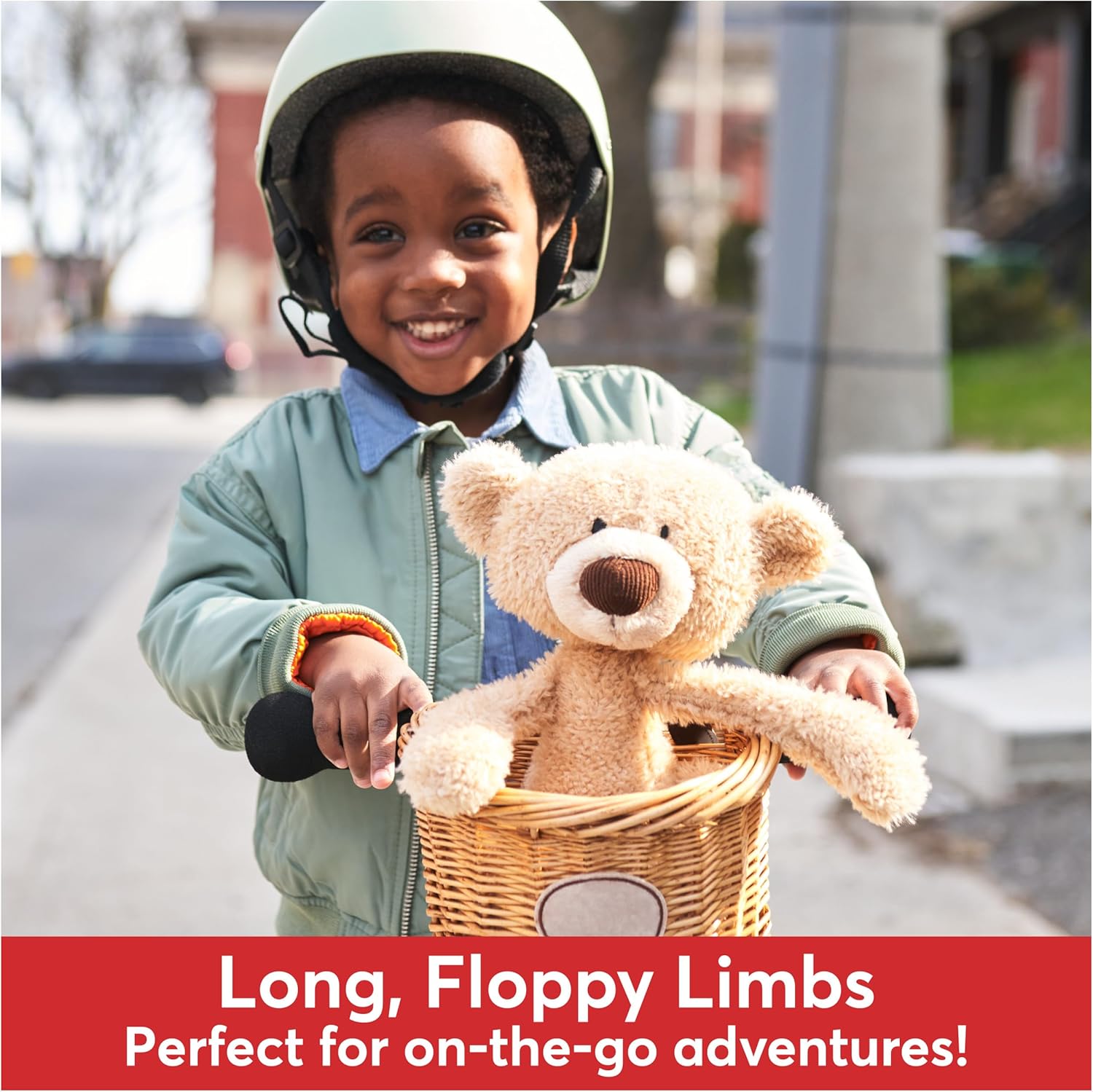 Cuddly Nest: Toothpick Pumpkin Pie, Teddy Bear Stuffed Animal for Ages 1 and Up, Pumpkin Orange, 15”
