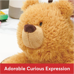 Cuddly Nest: Growler Teddy Bear Classic Large Brown Bear Plush Stuffed Animal Toy, 15”