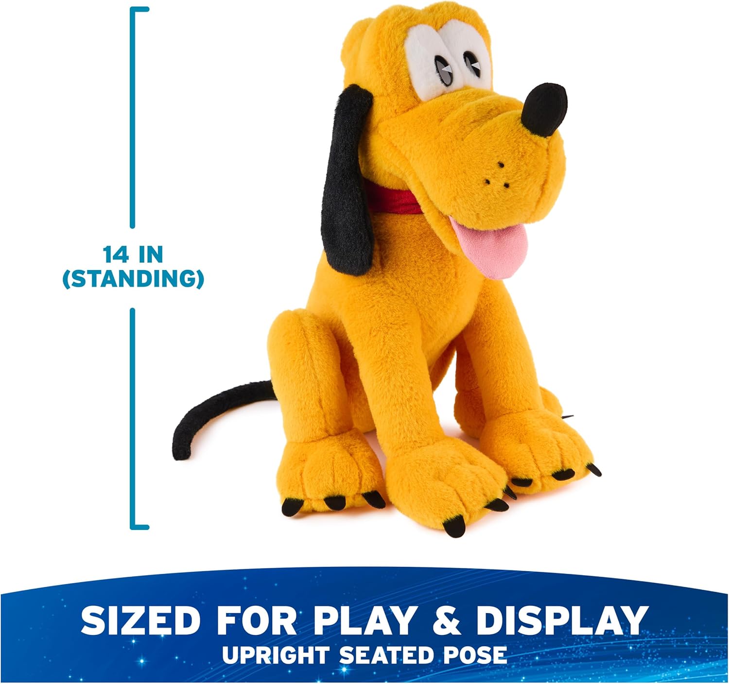 Cuddly Nest:  Disney Official Mickey Mouse Classic Plush, Mickey and Friends, Deluxe Collector Stuffed Animal for Ages 1 and Up, Black/White, 14”