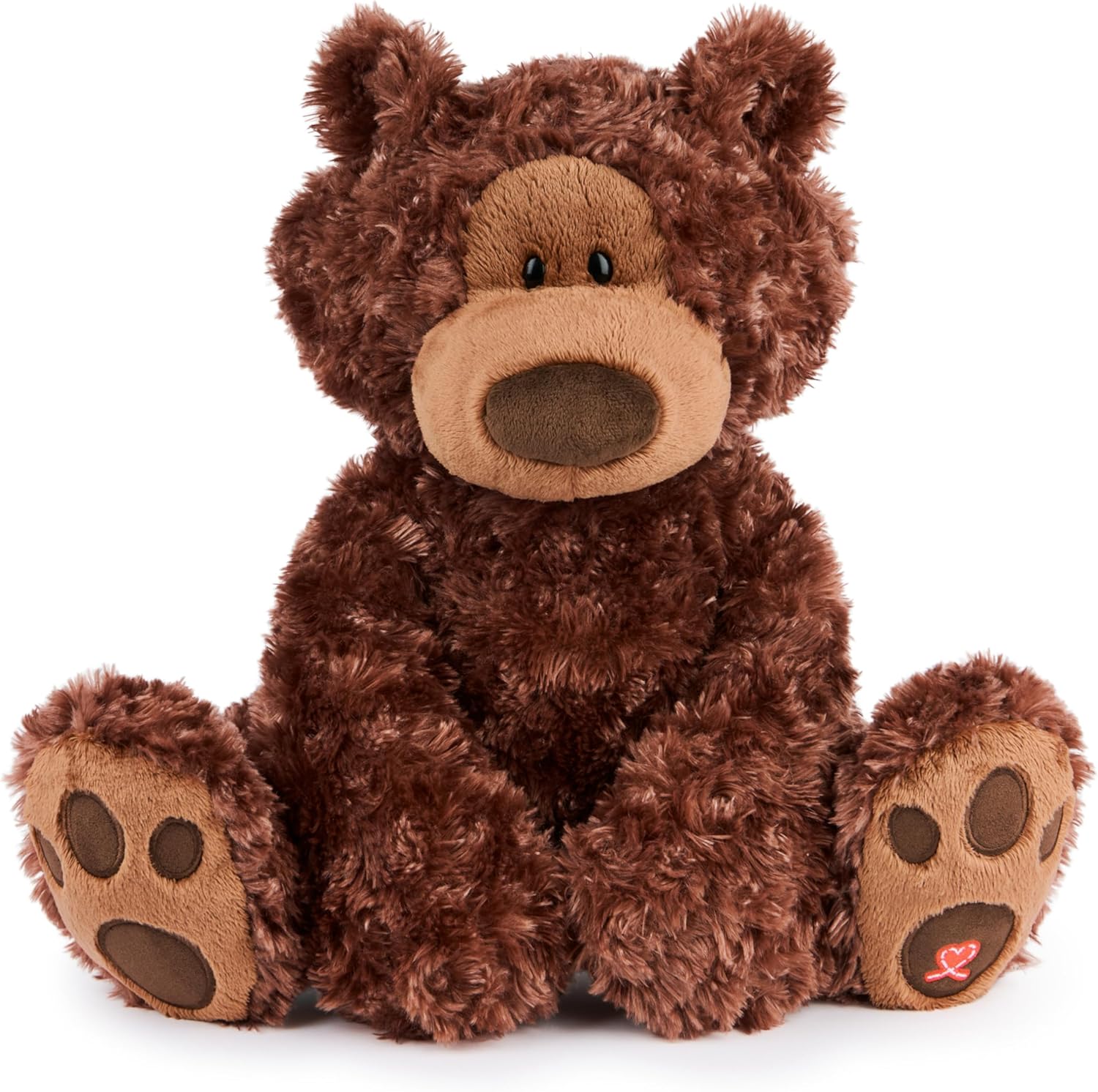 Cuddly Nest: Muttsy Dog Plush, Premium Plush Puppy Stuffed Animal for Ages 1 and Up, Brown, 14”