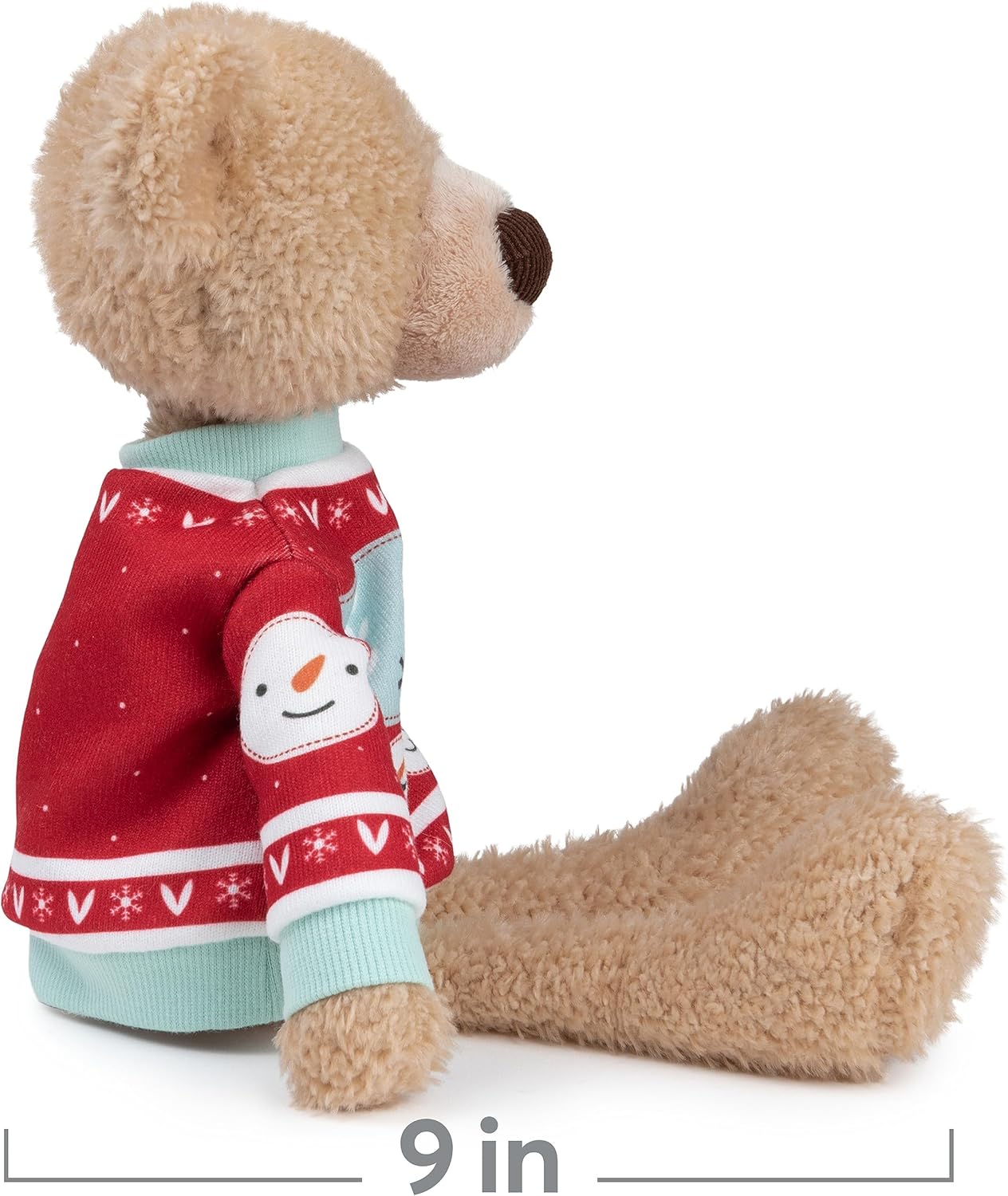 Cuddly Nest: Toothpick Pumpkin Pie, Teddy Bear Stuffed Animal for Ages 1 and Up, Pumpkin Orange, 15”