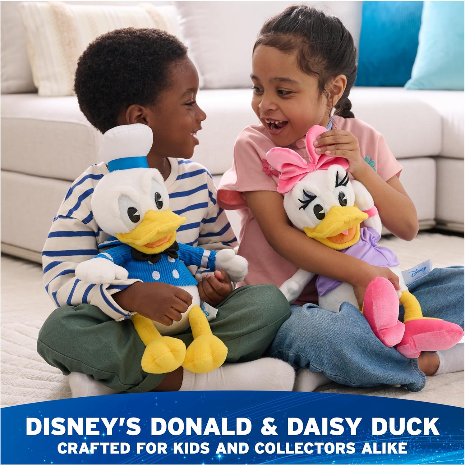 Cuddly Nest:  Disney Official Mickey Mouse Classic Plush, Mickey and Friends, Deluxe Collector Stuffed Animal for Ages 1 and Up, Black/White, 14”